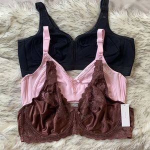 *NWT 3 BODY NATURALS Bra Bundle